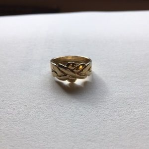 Woman’s 14k Yellow Gold Puzzle Ring